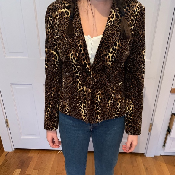 Cheetah print blazer - Picture 2 of 4